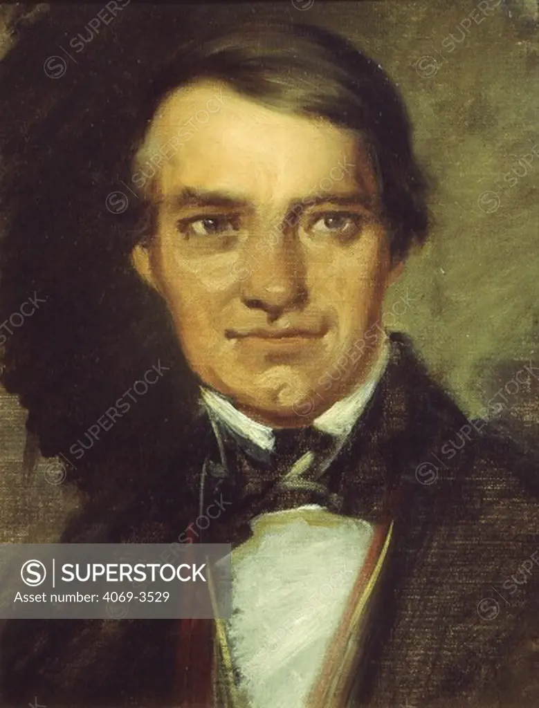Portrait of Ferdinand Schubert, brother of Franz SCHUBERT, 1797-1828 Austrian composer