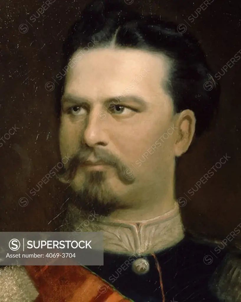 Portrait of LUDWIG II, 1845-86 King of Bavaria