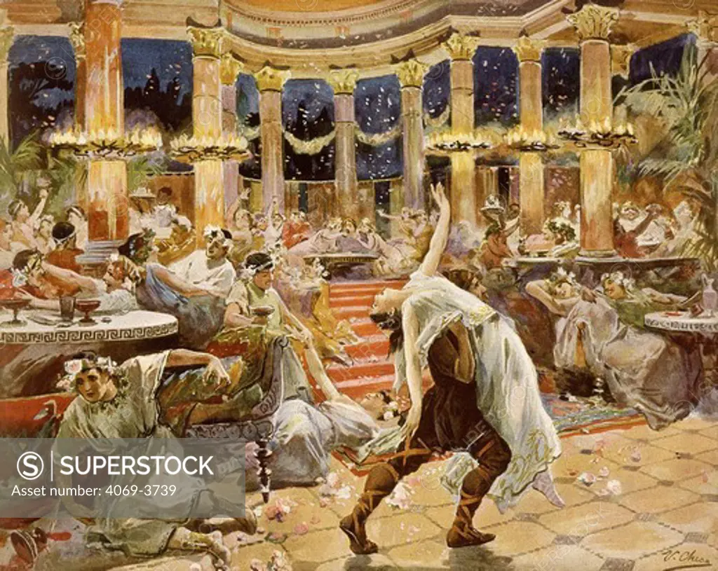 Quo Vadis, Festival of Nero, the rape of Lygeus
