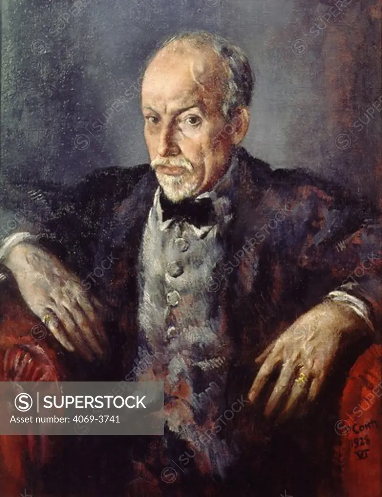 Portrait of Luigi PIRANDELLO, 1867-1936 Italian playwright, 1928