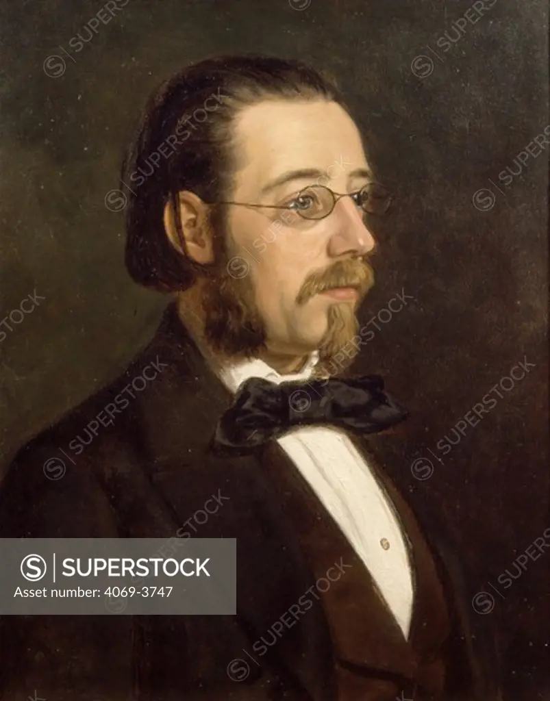 Portrait of Bedrich SMETANA, 1824-84 Czech composer