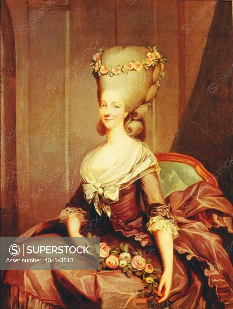 Marie -Thrse-Louise of Savoie-Carignan, Princess of LAMBALLE 1749-1792 (MV 3905)