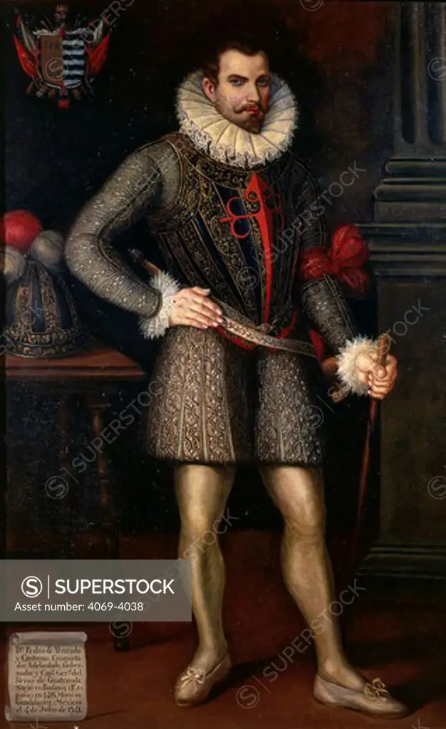 Pedro de ALVARADO, 1485-1541 Spanish conquistador, governor and captain general of the Kingdom of Guatemala