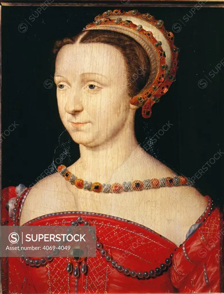 ANNE d'Este-Ferrare, 1531-1607 Duchess of Guise and of Nemours, 1563 (MV 3212)
