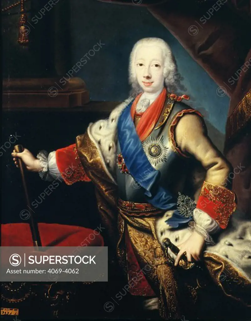PETER III Romanov, 1728-1762, Tsar of Russia, as a boy (MV 3877)