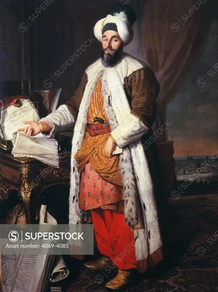 AHMED III, 1662-1736 Turkish Sultan (son of Mohammed IV)