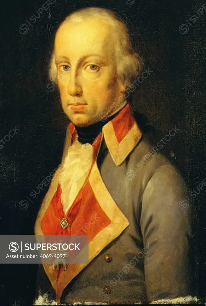 FERDINAND III, 1769-1824 Grand Duke of Tuscany, husband of Marie-Amlie, Princess of Two Sicilies (MV 4596)