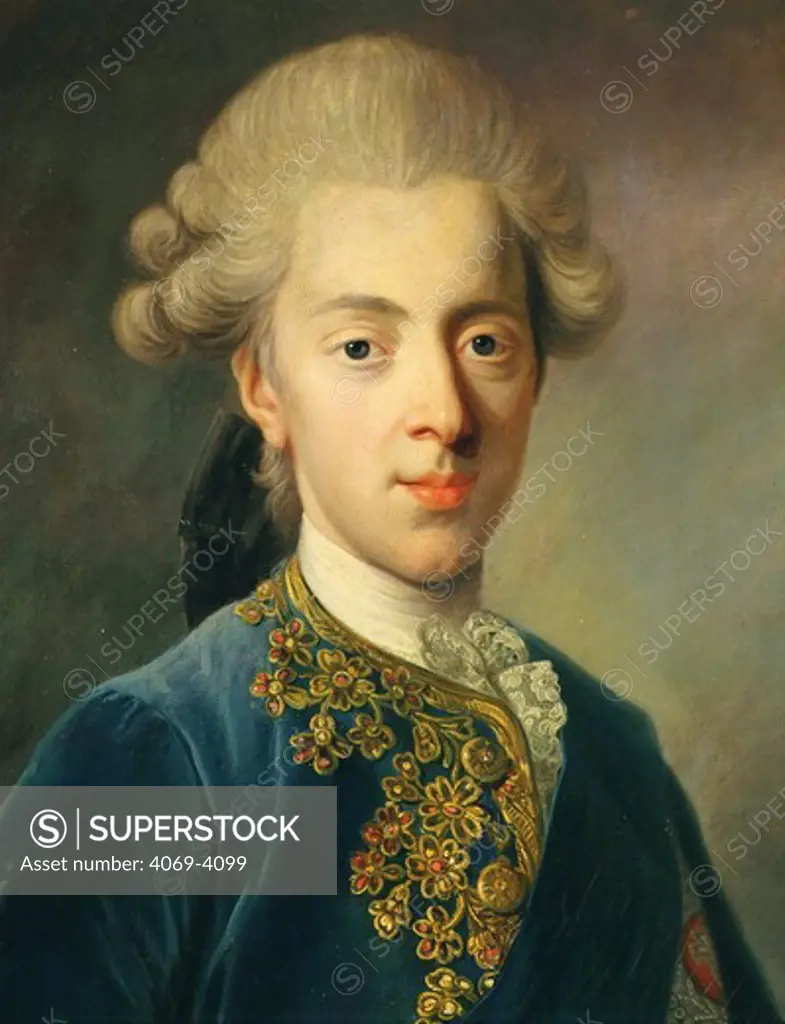 CHRISTIAN VII, 1749-1808 King of Denmark and Norway (detail) (MV 3984)