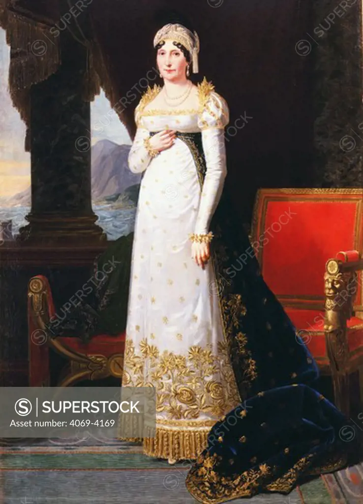 Marie-Laetitia or Letizia BONAPARTE, 1750-1836 ne Ramolino, Corsican mother of Napoleon Bonaparte, 1813 (MV 6426)