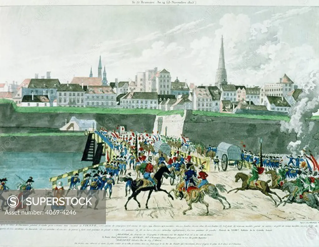 French army entering Vienna, Austria, 13 November 1805