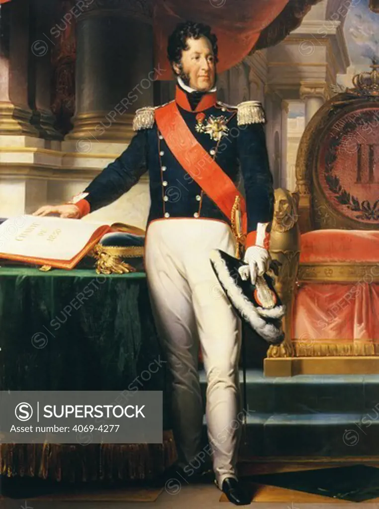 LOUIS-Philippe, 1773-1850 King of France, taking oath on 1830 Charter (MV 5210)