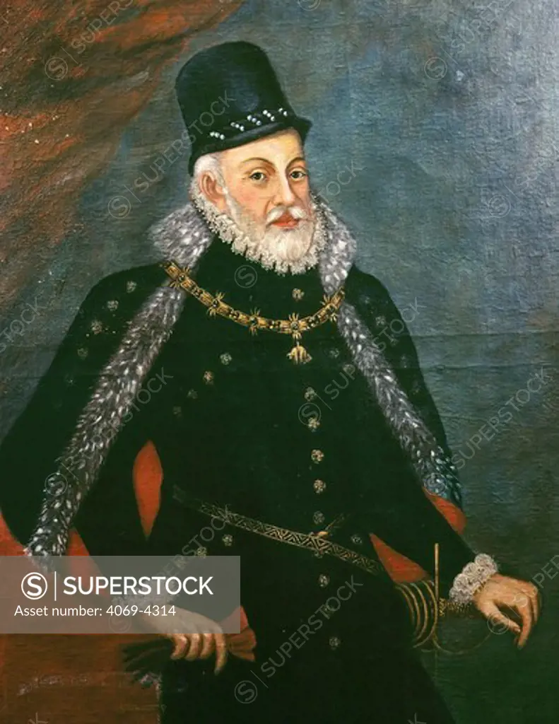 PHILIP II, 1527-1598 King of Spain (Philip I of Portugal 1580-98), (1556-98)