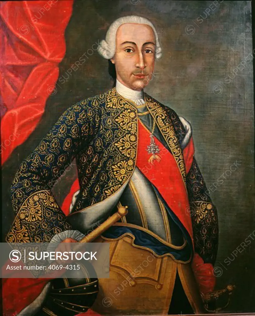 CHARLES III, 1716-88 King of Spain (reigned 1759-88) (ordered expulsion of Jesuits from South America)