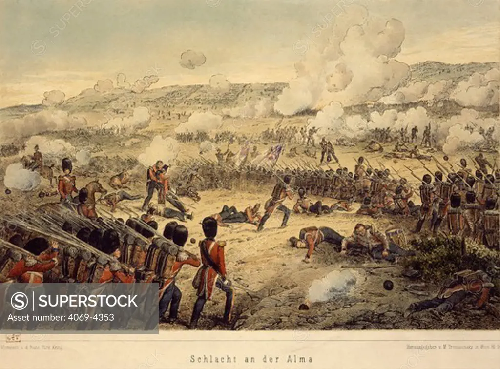 Battle of the Alma, 20 September 1854 (during Crimean War 1853-56