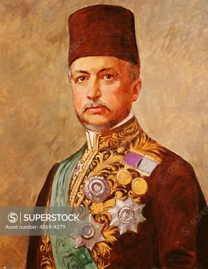 Sad Halin PASHA, 1863-1921, Ottoman statesman and grand vizier, 1913-16. Turkish troops opposed Austrians