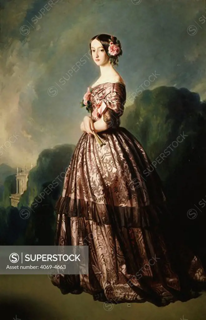 FRANCESCA, Princess of Joinville, b. 1824 Brazilian wife of Francis Ferdinand Philippe d'Orlans, Prince of Joinville, 1818-1900, French admiral, third son of Louis Philippe, King of France