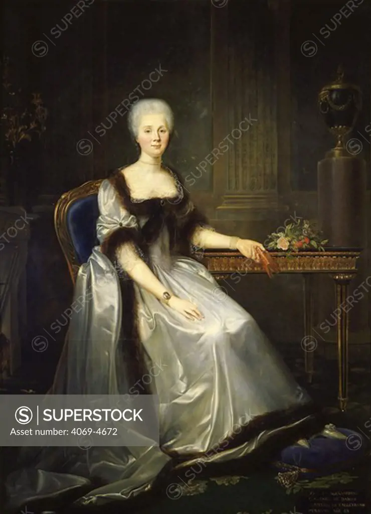 Victoire Alexandrine Elonore de Damas, Countess of TALLEYRAND-Prigord, d. 1809 French, mother of statesman Charles Maurice
