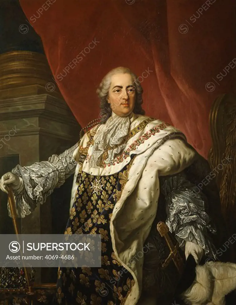 LOUIS XV, 1710-74 King of France, 18th century