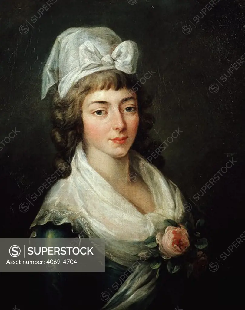 Marie-Jeanne ROLAND de la Platiere, known as Madame Roland, 1754-1793 French, political adviser and hostess to the Girondist group during the French Revolution