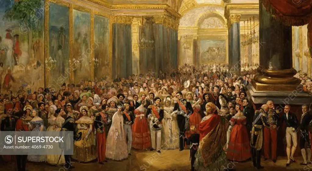 Inauguration of the Battle Gallery, museum of Chteau de Versailles, France, 10 June 1837 (MV 7062)