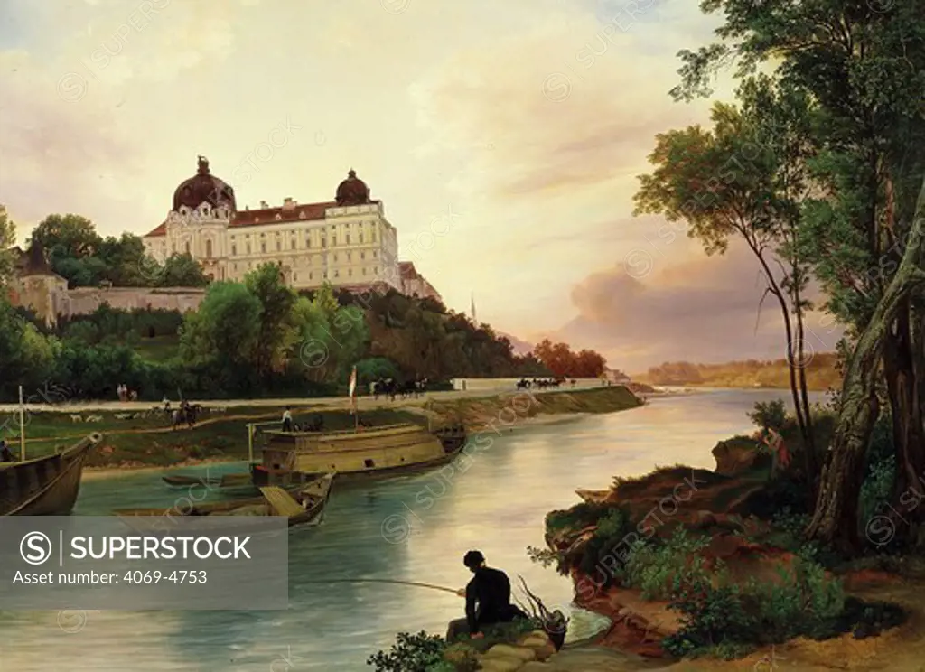 Klosterneuburg Monastery, on Danube river, Austria