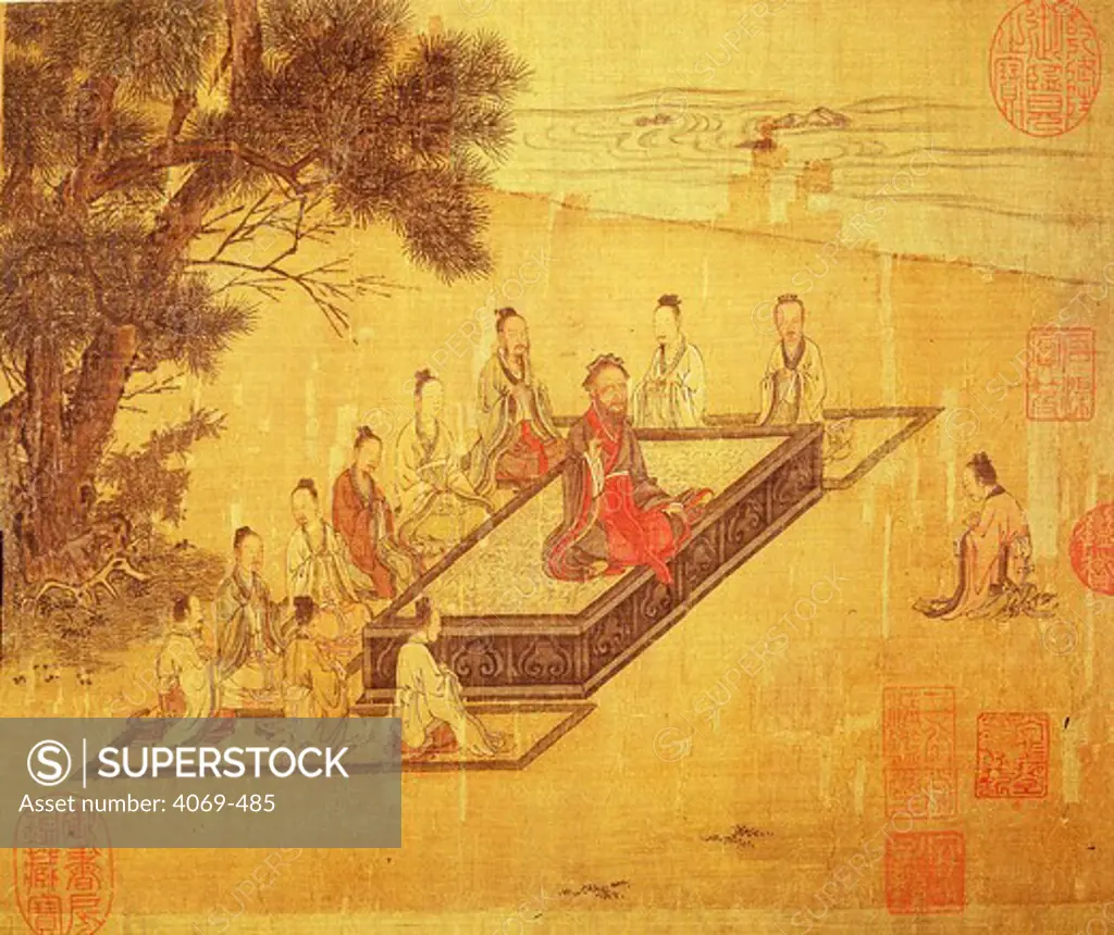 Filial piety, 12th century Chinese painting