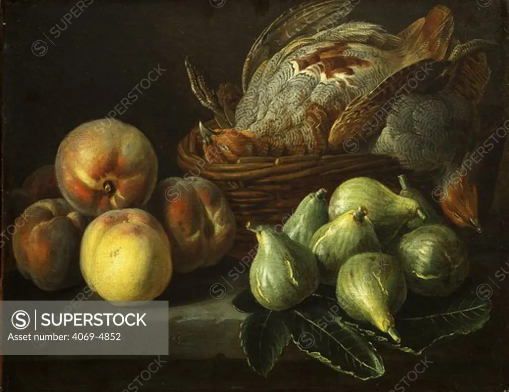 Nature morte aux figures (still life with figs), 1735