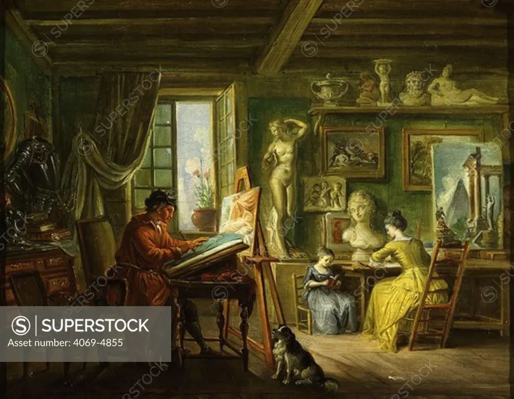 L'atelier du peintre (the painter's studio)