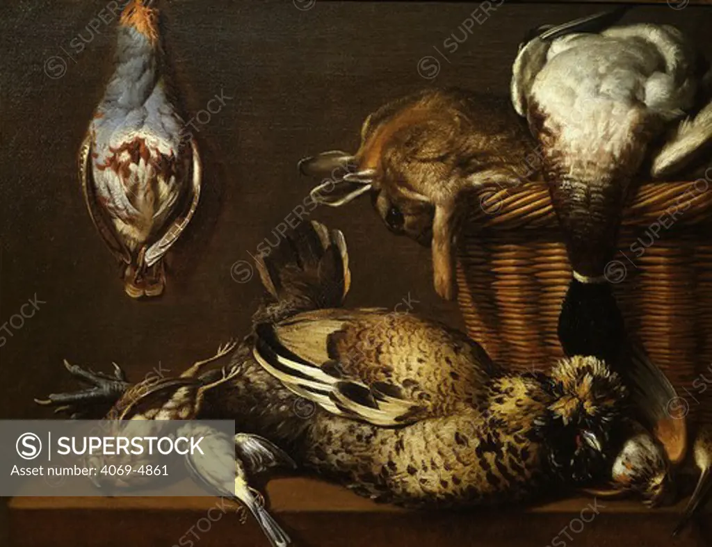 Nature morte aux gibier (still life with game), 1671