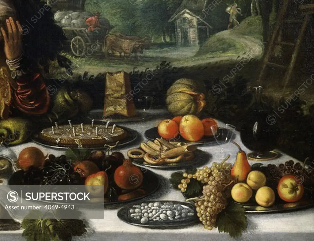 Gastronomy, from The Vanity of Riches (detail)