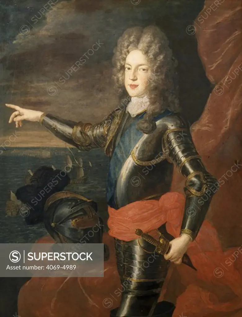 JAMES III, (The Old Pretender), 1688-1766, son of King James II, painted 18th century