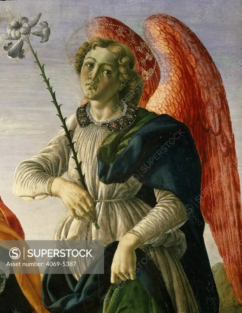 Gabriel, from Tobias and the Three Archangels (detail)