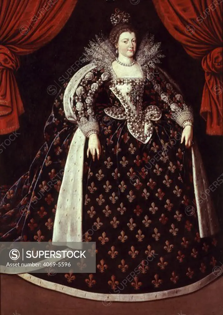 Marie de MEDICI 1573-1642 Italian, Queen consort of King Henry IV of France