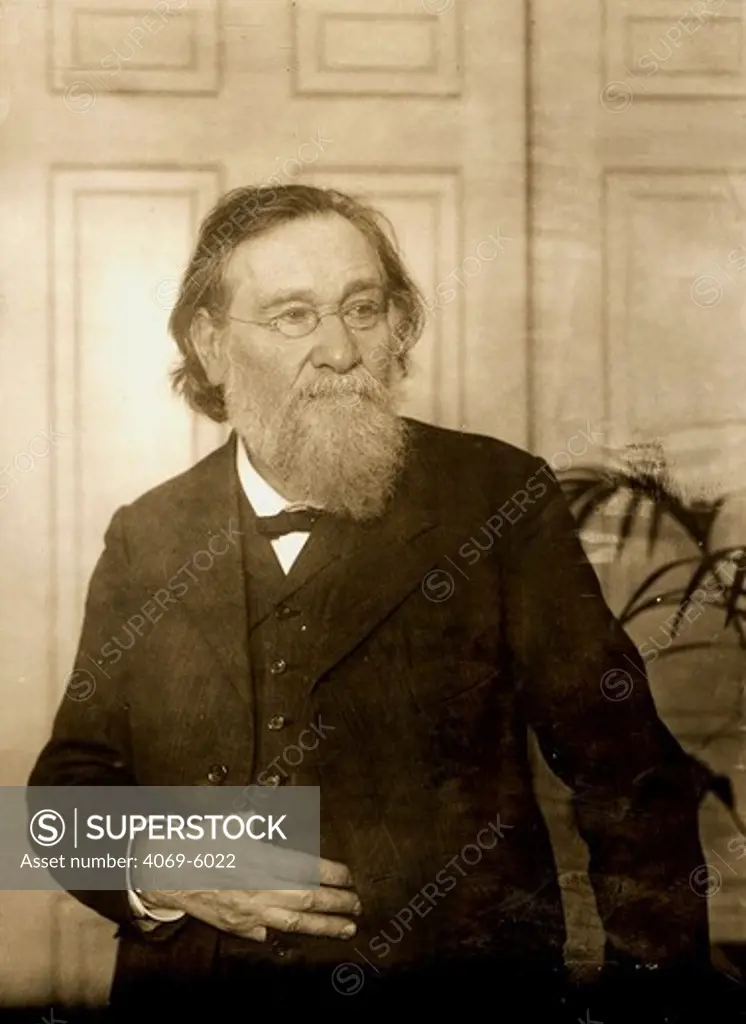 Ilya Ilyich MECHNIKOV, 1845-1916, Russian doctor and scientist, awarded Nobel Prize for Medicine and Physiology in 1908, early 20th century photograph