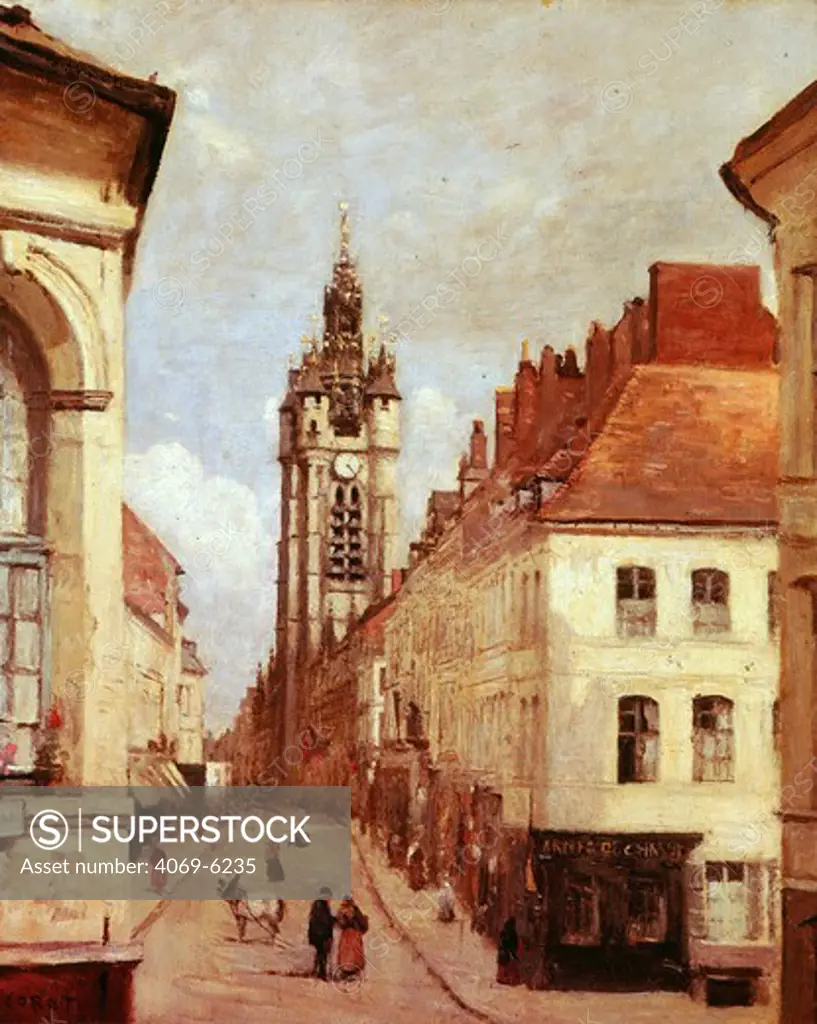 The belfry at Douai, 1871