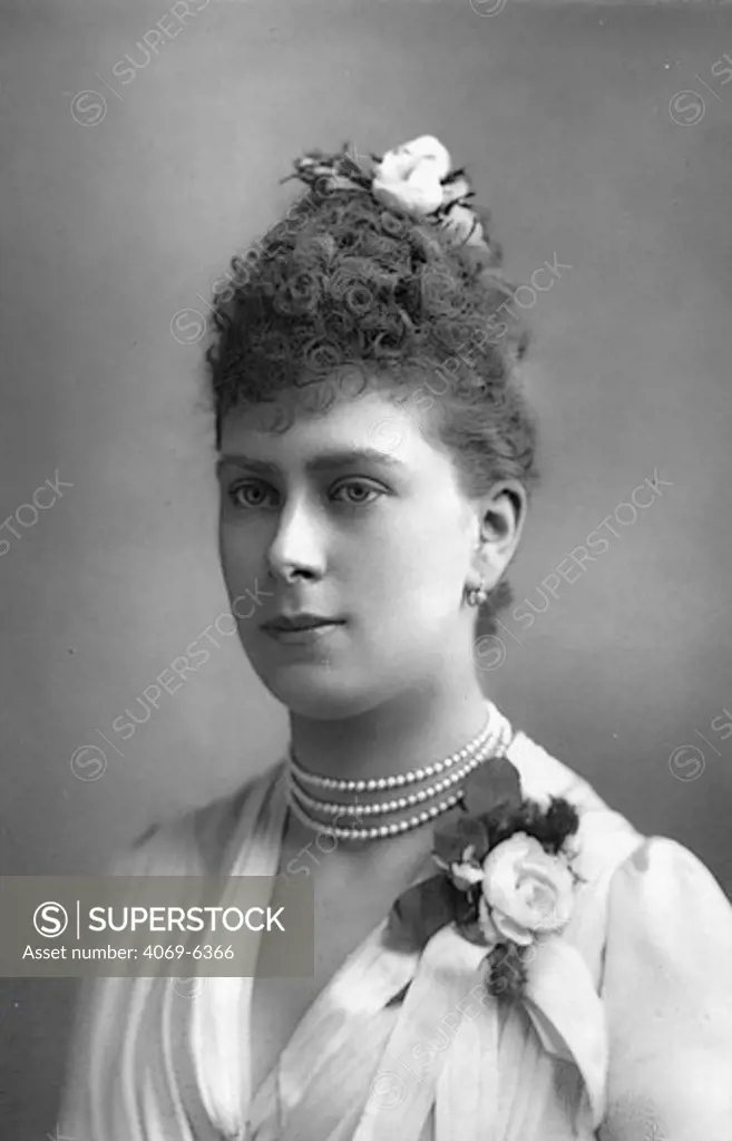 Queen MARY, Princess Victoria Mary of Teck known as May, 1867-1953, married King George V, 1893, grandmother of Queen Elizabeth II
