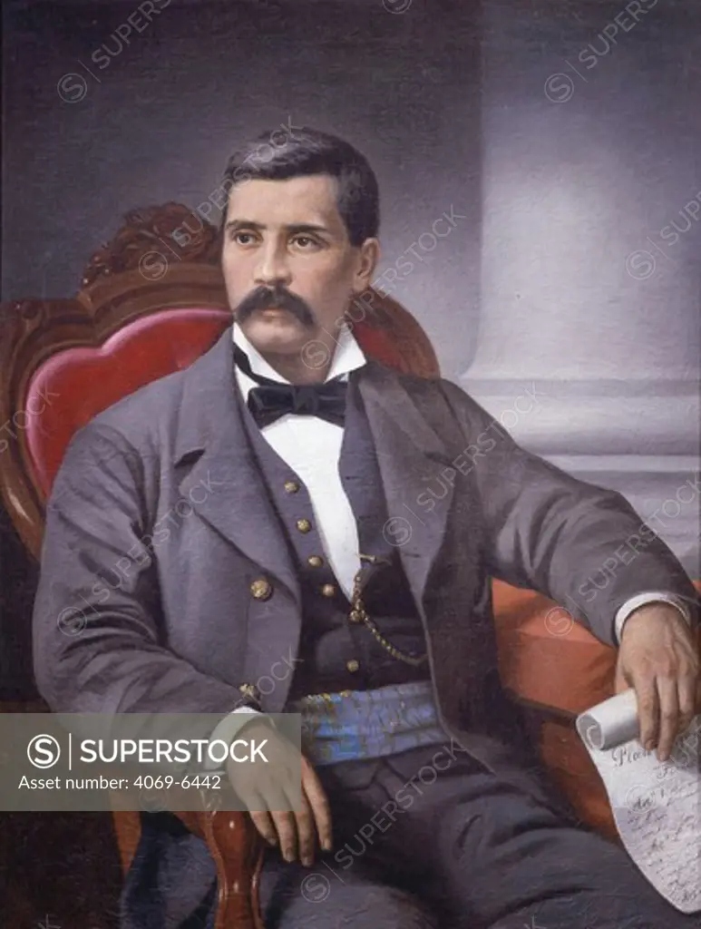Porfirio DIAZ, 1830-1915, Mexican general and politician, president 1877-80 and 1884-1911