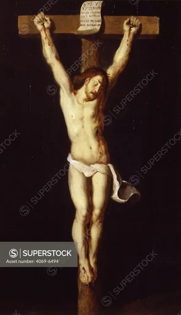 Christ on the Cross, Jansenist style, after Van Dyck, 17th century, Gallery of the Golden Age