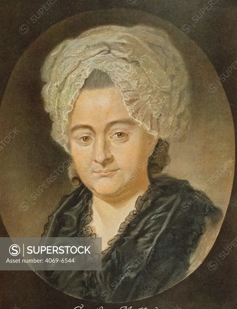 Katherine Elisabeth Textor, Mother of Johann Wolfgang van GOETHE, 1749-1832, German poet and dramatist, daughter of the Mayor of Frankfurt, 18th century, Germany