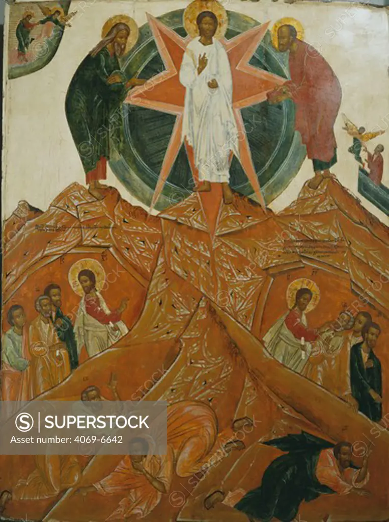 The Transfiguration, 18th century, central Russian, from Banca Intesa Collection of Russian Icons
