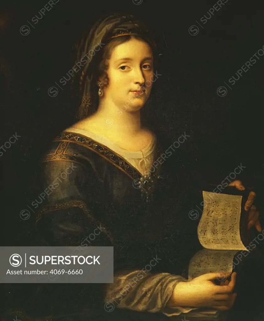 Madame de MAINTENON, Francoise d'AUBIGNE, 1636-1719, governess to the royal children at Versailles, 17th century