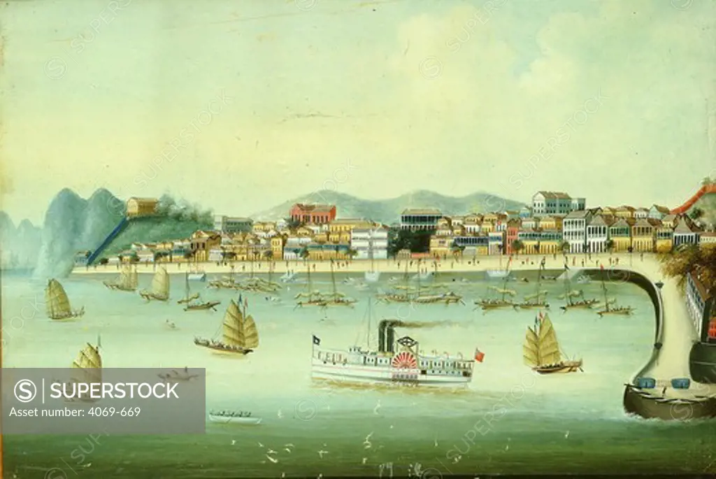 View of Macao, early 19th century