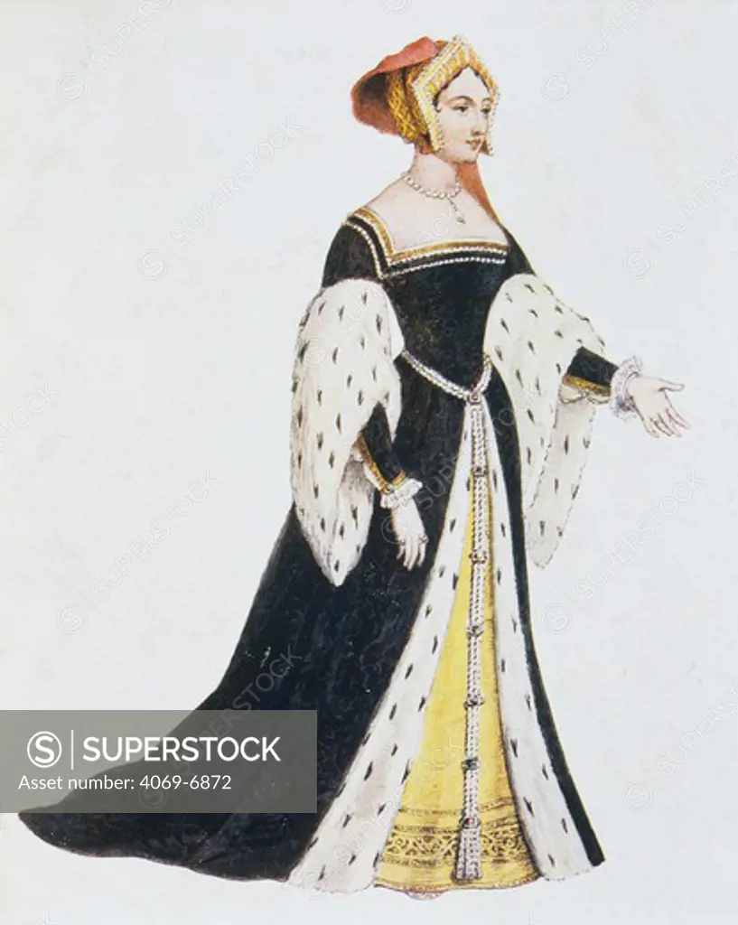 Anne BOLEYN, 1507-1536, Queen of England, in 1533, 2nd wife of King Henry VIII, the Middle Ages in England