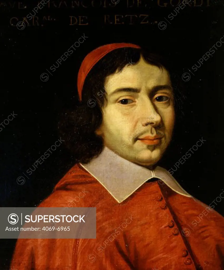 Jean-Francois-Paul de GONDI, 1613-79, Cardinal de Retz, 17th century