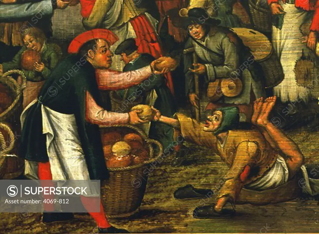 The Work of the Misericordia: Distribution of Bread (the Misericordia is a Florentine charity established in the 13th century)