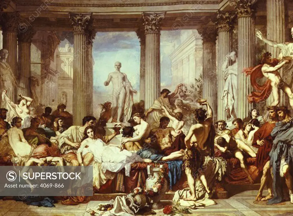 Les romains de la decadence (The Decadence of the Romans), 1847