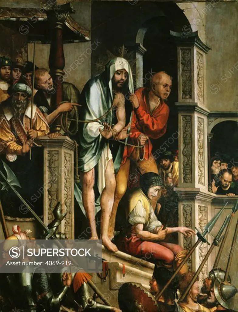 Ecce Homo, Christ shown to the people by Pontius Pilate, c. 1522, from Sta Cruz, Coimbre, Portugal