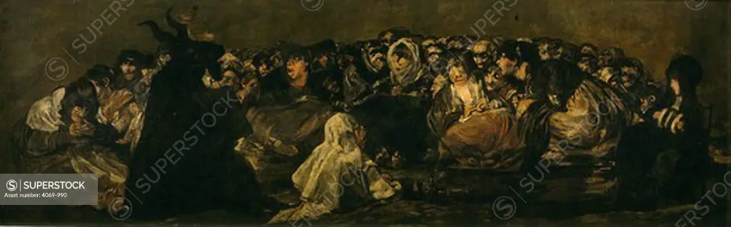 The Witches Sabbath, 1819-23, black painting