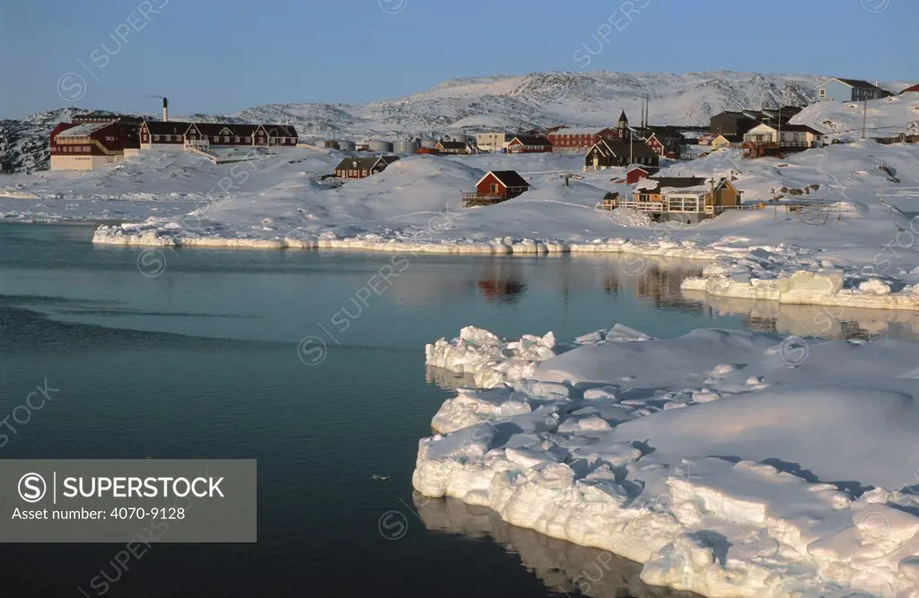 Illulissat (population 4,000) Disko Bay, Greenland