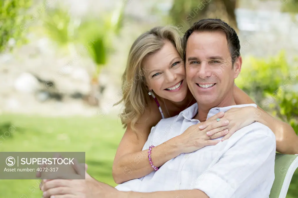 Portrait of happy, smiling mature couple